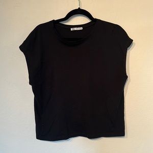 Zara cropped muscle tank